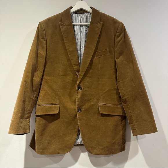 Banana Republic Men's Duca Visconti Tailored-fit Corduroy Blazer in Tan